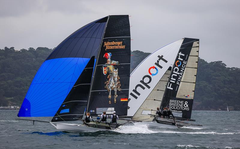 Germany's Black Knight and defending champion Finport Finance at the Giltinan worlds in Sydney - photo © SailMedia