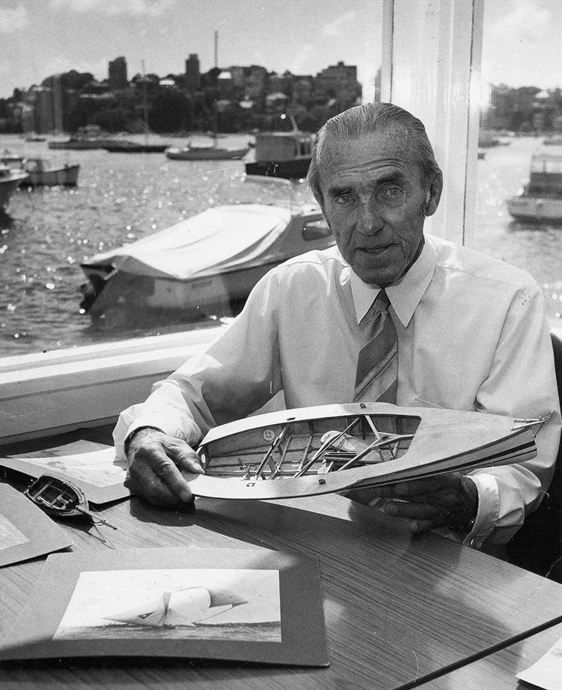 Alf Beashel, secured the site for the clubhouse and was the long-time sailing secretary photo copyright Archive taken at Australian 18 Footers League and featuring the 18ft Skiff class