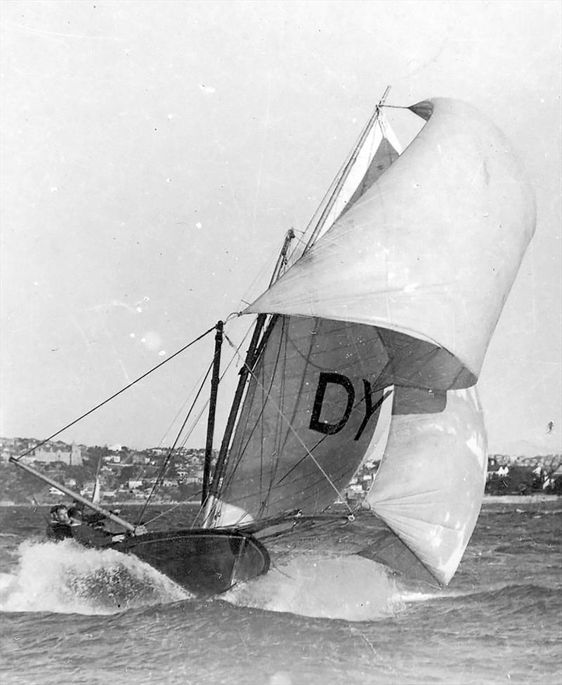 'Billo' Hayward skippered Dee Why at two Australian championships photo copyright Archive taken at Australian 18 Footers League and featuring the 18ft Skiff class