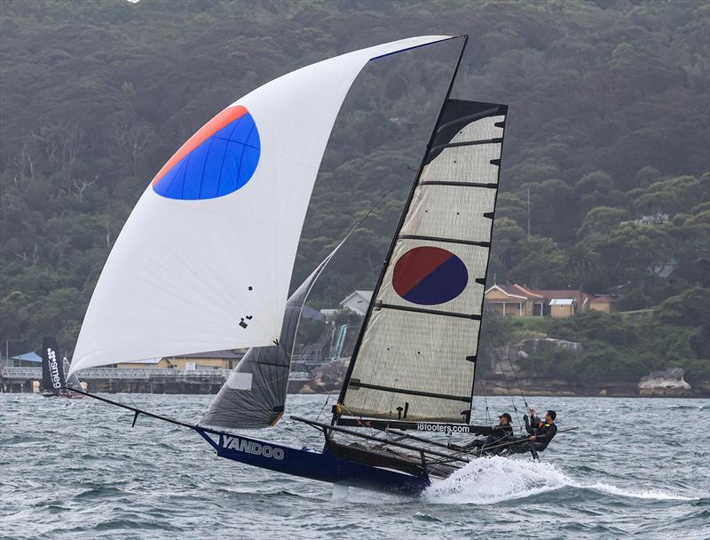 Yandoo on the middle spinnaker run to Clark Island - 2024 Sixt Spring Championship Race 5 & Club Championship Race 3 - photo © SailMedia