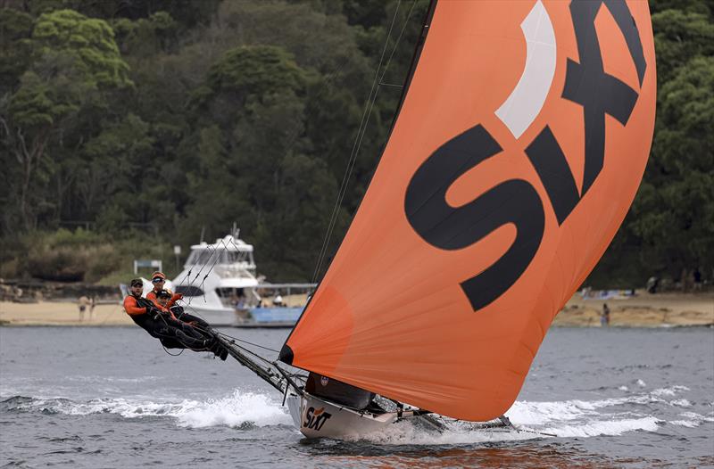 Sixt under spinnaker during the first half of the course - Sydney Harbour Marathon - photo © SailMedia