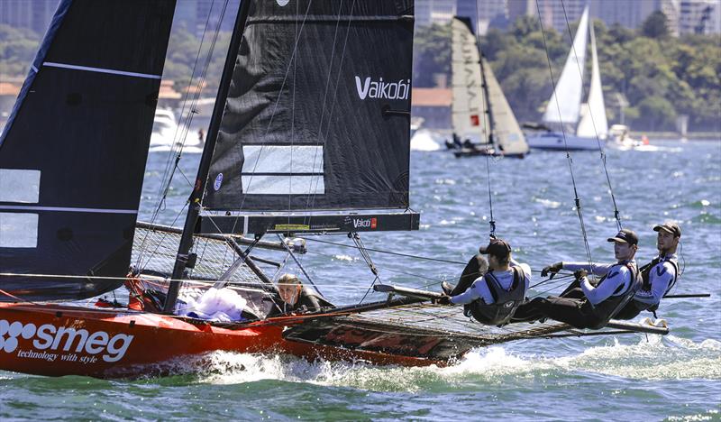 Casey Sexty looks straight ahead on Smeg - Queen of the Harbour 2025 - photo © SailMedia