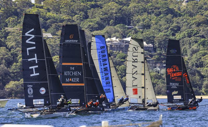 Winnings 2025 JJ Giltinan 18ft Skiff Championship Races 5 & 6 photo copyright SailMedia taken at Australian 18 Footers League and featuring the 18ft Skiff class