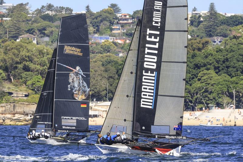 Winnings 2025 JJ Giltinan 18ft Skiff Championship Race 7 photo copyright SailMedia taken at Australian 18 Footers League and featuring the 18ft Skiff class