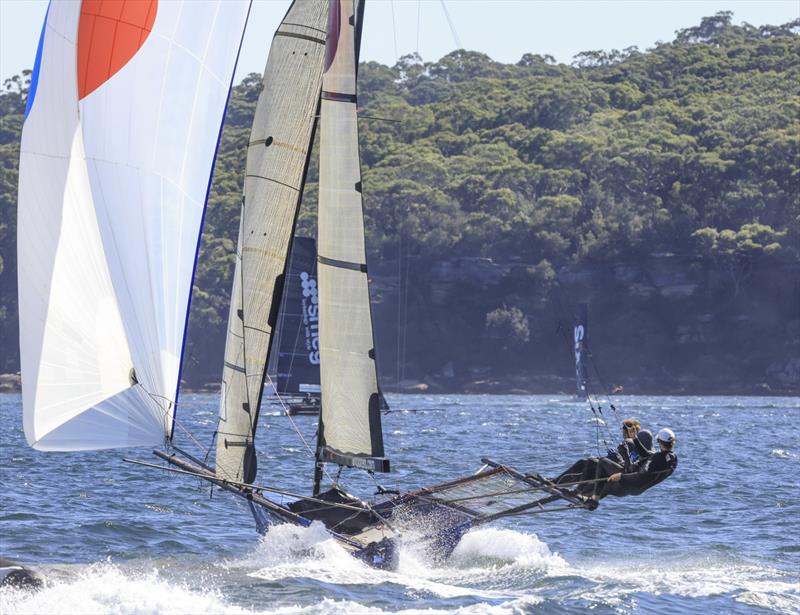 Winnings 2025 JJ Giltinan 18ft Skiff Championship Race 7 photo copyright SailMedia taken at Australian 18 Footers League and featuring the 18ft Skiff class