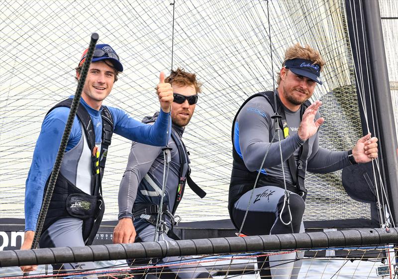 Yandoo wins the Winnings 2025 JJ Giltinan 18ft Skiff Championship photo copyright SailMedia taken at Australian 18 Footers League and featuring the 18ft Skiff class