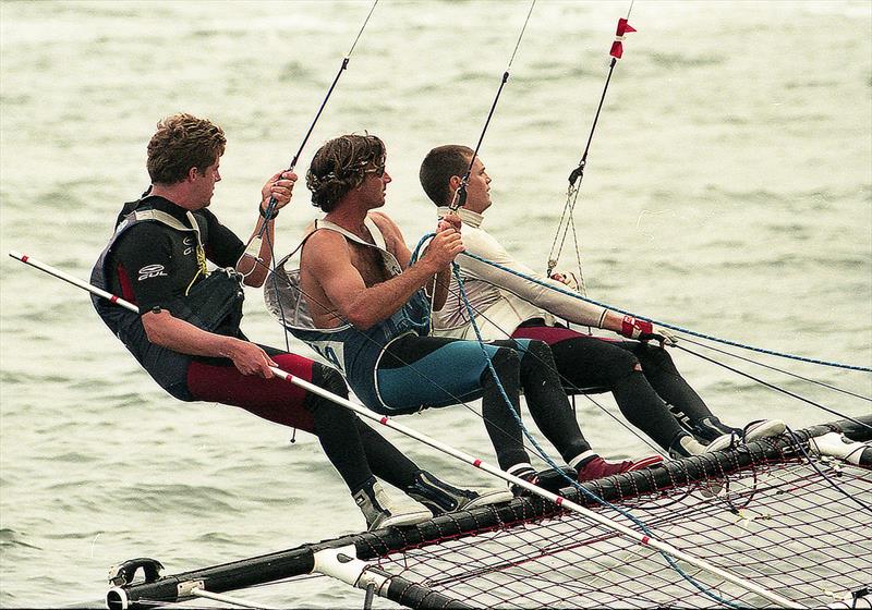 Rockport crew from left Tim Robinson, David Witt and Zeb Elliot - photo © Bob Ross