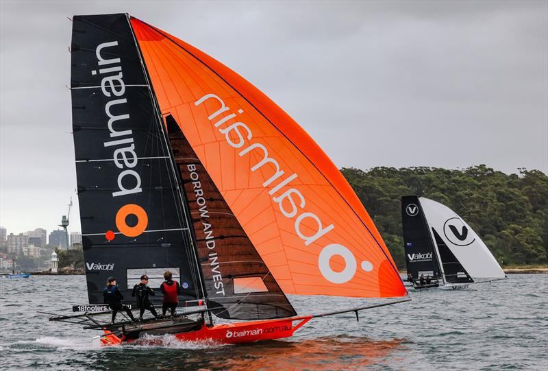 18ft Skiff NSW Championship Day 2 - Balmain and Vaikobi were runners-up in the races photo copyright SailMedia taken at Australian 18 Footers League and featuring the 18ft Skiff class