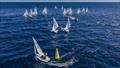 Del Castillo & Sanchez lead Snipes around leeward mark - Lanzarote International Regatta 2025 © Sailing Energy / Lanzarote Sailing Center