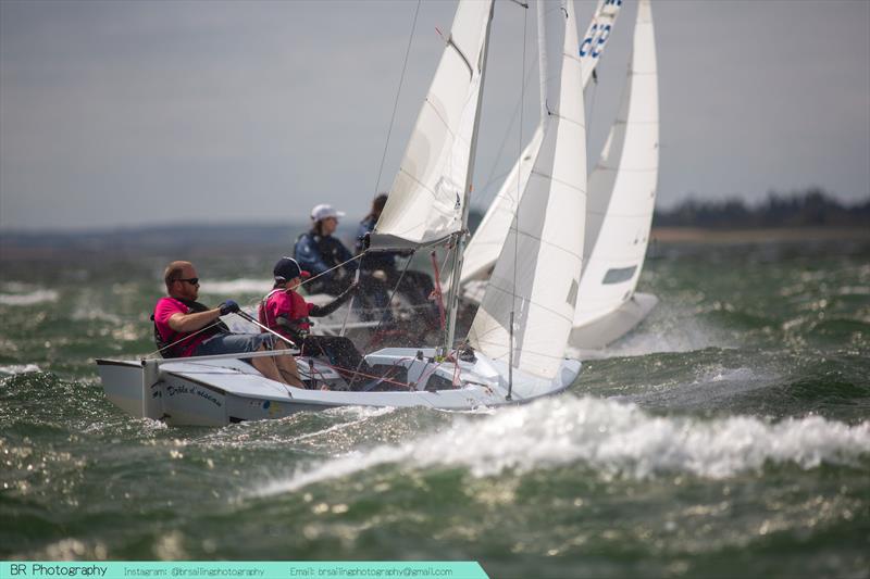 Jerome Thomas and crew Gabin Thomas (youngest sailor competing at 11 yrs old) during the Marlin Spike Rum Snipe European Cup and UK Nationals at Stone photo copyright AJ Barrett / BR Sailing Photography taken at Stone Sailing Club and featuring the Snipe class