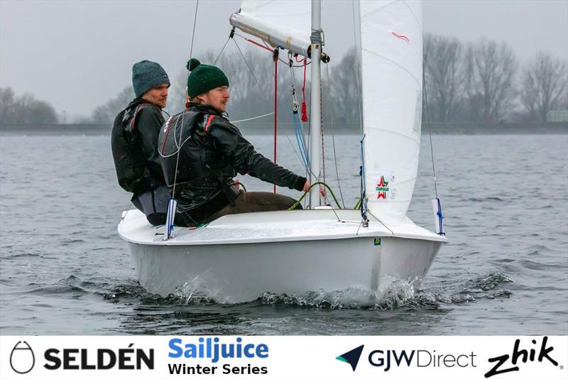 Matthew Wolstenholme and Lloyd Roberts win the Zhik Oxford Blue in a Snipe photo copyright Tim Olin / www.olinphoto.co.uk taken at Oxford Sailing Club and featuring the Snipe class