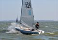 Menno Huisman powering into the IJsselmeer chop - Solo class ONK Open Dutch National Championship © Will Loy