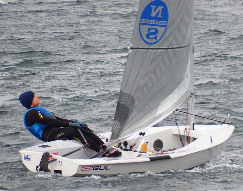 Super Series winner Pete Mitchell during the National Solo End of Season Championship at King George Reservoir photo copyright Will Loy taken at King George Sailing Club and featuring the Solo class