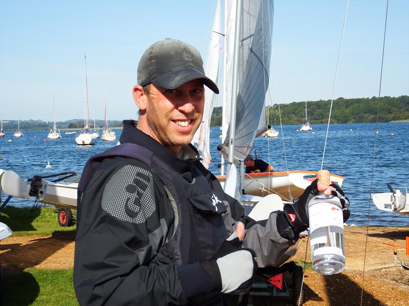 Salcombe Gin Classic winner Alan Greenaway in the Harken Solo Inlands at Rutland - photo © Will Loy