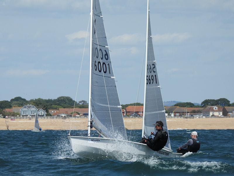 Jon Gay ahead of Guy Mayger on day 4 of the Selden Solo Nationals at Hayling Island - photo © Will Loy