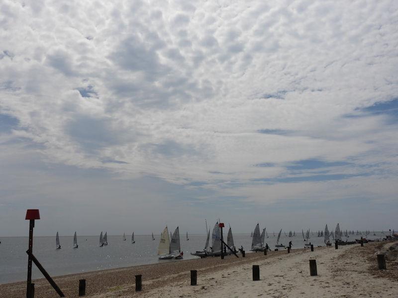 Launching on day 4 of the Selden Solo Nationals at Hayling Island - photo © Will Loy