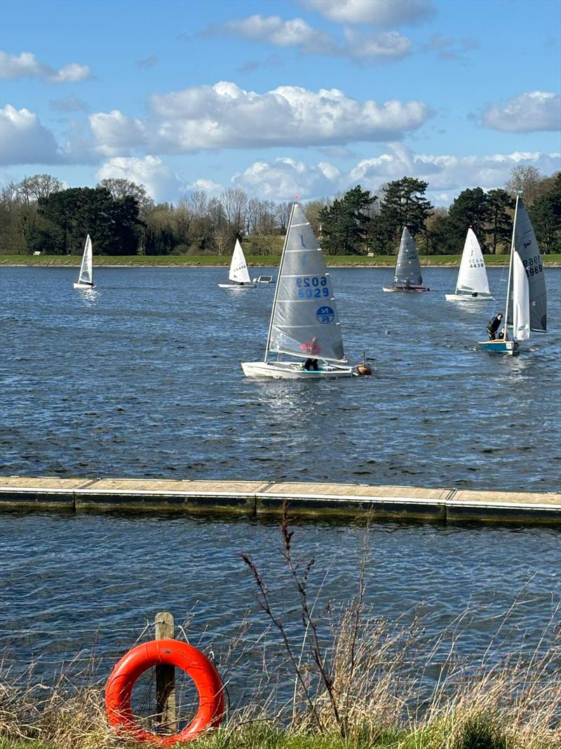 Shustoke Gauntlet 2024 photo copyright Ria Burgoine taken at Shustoke Sailing Club and featuring the Solo class