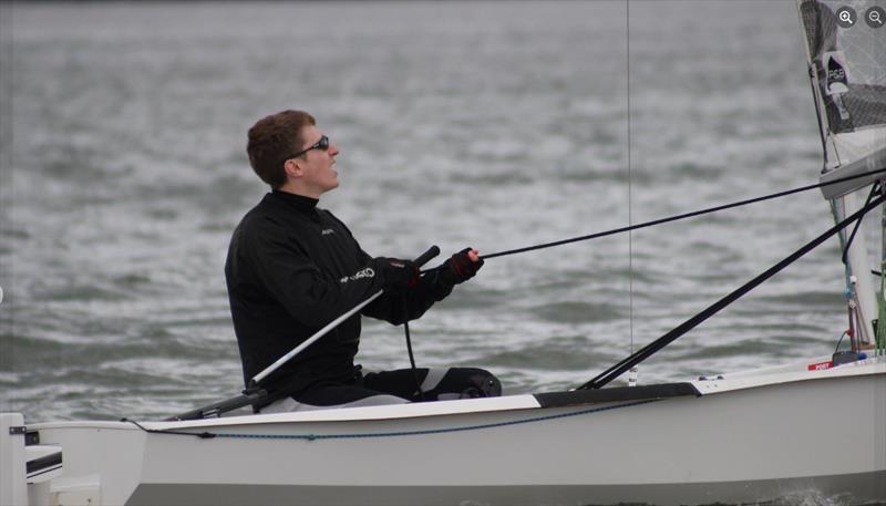 Jamie Clementson (5562) concentrating downwind during the Bough Beech Open - photo © Sarah Seddon