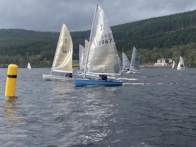 HD Sails Scottish Solo Travellers at Loch Tummel photo copyright Ian Lavery taken at Loch Tummel Sailing Club and featuring the Solo class