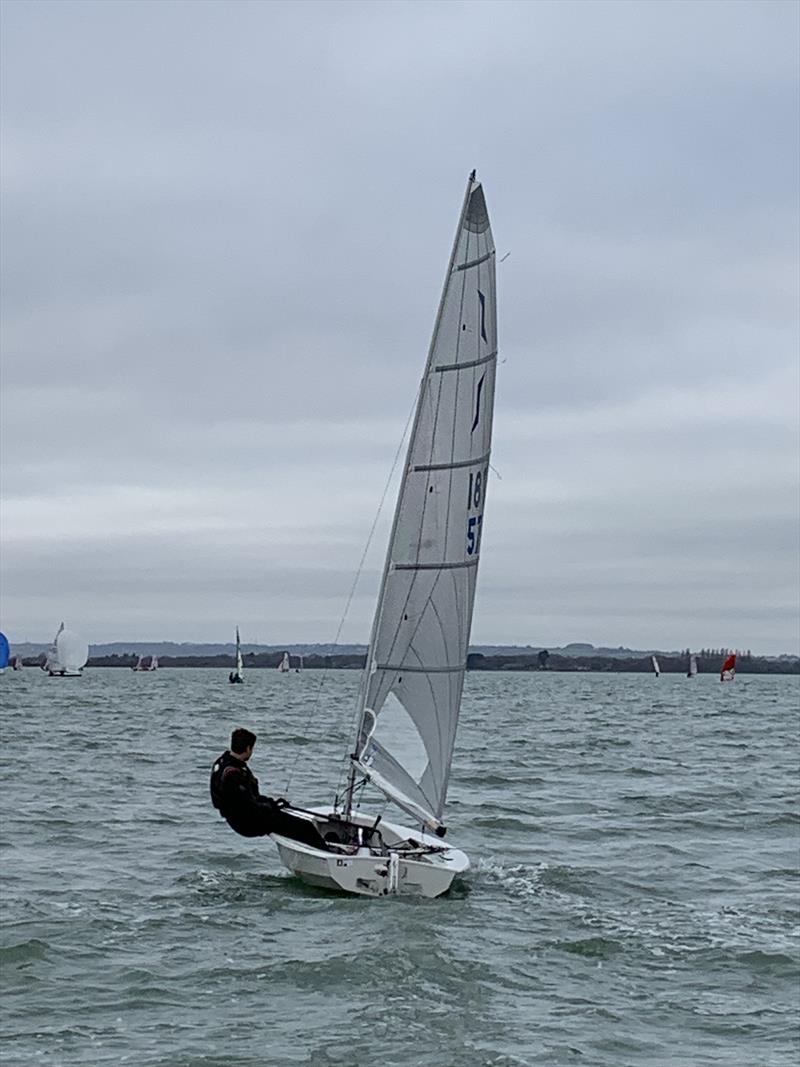 Hayling Island SC Winter Series photo copyright Mike Lennon taken at Hayling Island Sailing Club and featuring the Solo class