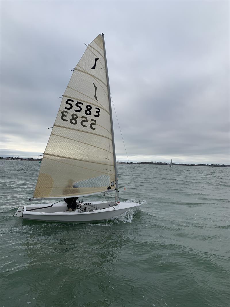 Hayling Island SC Winter Series photo copyright Mike Lennon taken at Hayling Island Sailing Club and featuring the Solo class