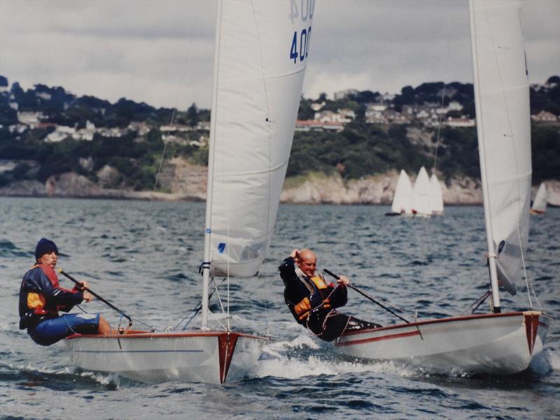 Harvey Hillary in his Gosling with Geoff Carveth in the Crawshaw - photo © NSCA