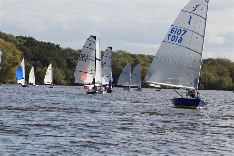 On the run during the Border Counties Midweek Sailing Series at Winsford Flash - photo © Lewis Bowden