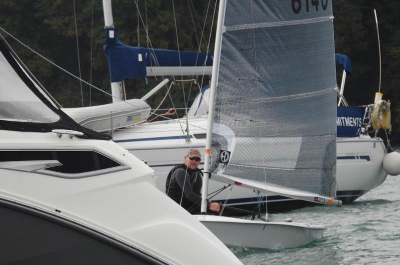 Dave Winder tests 6140 - Solo class Western Championship at Salcombe - photo © Will Loy