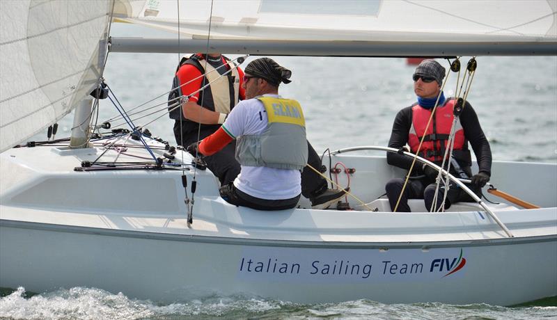 Garda Vela Trentino EUROSAF Champion Sailing Cup day 3 photo copyright Roberto Vuilleumier taken at Fraglia Vela Malcesine and featuring the Sonar class