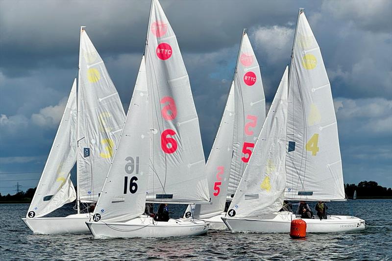 UK Women's Keelboat Team Racing Championship for the Lochan Cup photo copyright Richard Sawyer / Royal Thames YC taken at Queen Mary Sailing Club and featuring the Sonar class