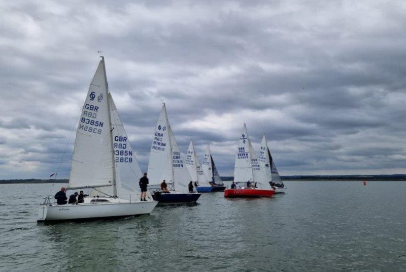 Medway YC Holdfast Keelboat Regatta photo copyright MYC taken at Medway Yacht Club and featuring the Sonata class