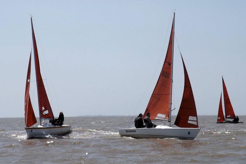 Squib East Coast Championship at Felixstowe Ferry photo copyright Peter White taken at Felixstowe Ferry Sailing Club and featuring the Squib class