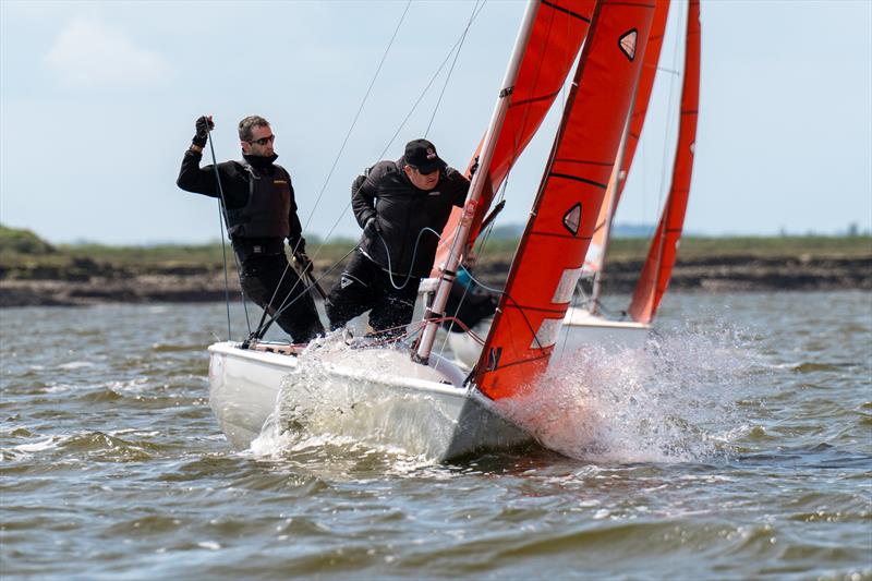 Steve Hall and David Hyde, in Sophie 846 finished on third place during the 28th edition of the Squib Gold Cup at Royal Corinthian Yacht Club photo copyright Petru Balau Sports Photography / sports.hub47.com taken at Royal Corinthian Yacht Club, Burnham and featuring the Squib class