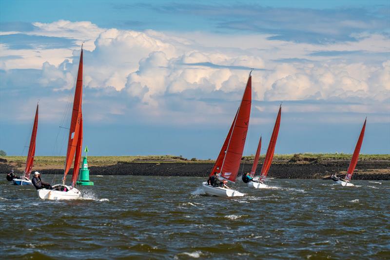 Perfect sailing conditions during the 28th edition of the Squib Gold Cup at Royal Corinthian Yacht Club photo copyright Petru Balau Sports Photography / sports.hub47.com taken at Royal Corinthian Yacht Club and featuring the Squib class