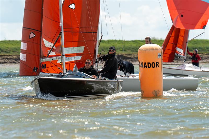 Jack Grogan and Chris Agar finished second in the Squib East Coast Championship 2024 at Royal Corinthian Yacht Club photo copyright Petru Balau Sports Photography / sports.hub47.com taken at Royal Corinthian Yacht Club, Burnham and featuring the Squib class