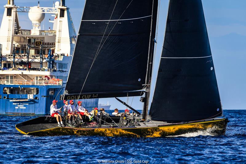 SSL Gold Cup 1/4 Finals Day 4: SSL Team Great Britain photo copyright Martina Orsini / SSL Gold Cup taken at Real Federación Canaria de Vela and featuring the SSL47 class