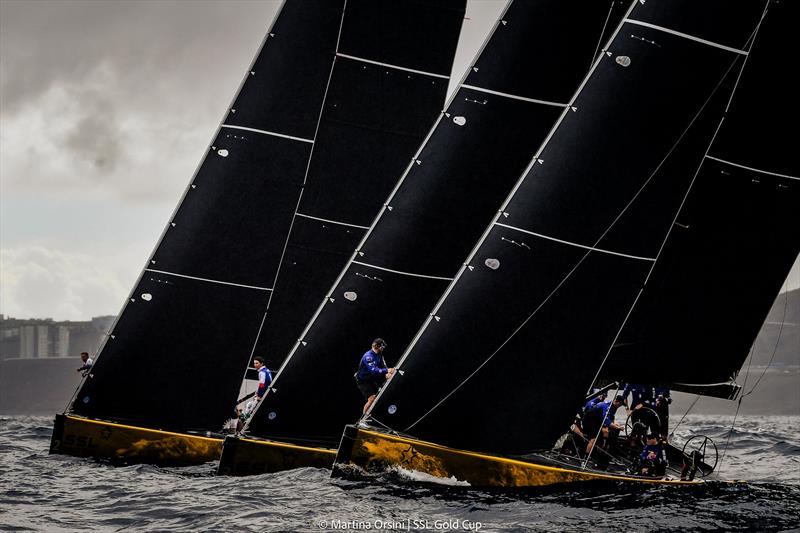 SSL Gold Cup Semi-Final 2 Start photo copyright Martina Orsini / SSL Gold Cup taken at Real Federación Canaria de Vela and featuring the SSL47 class