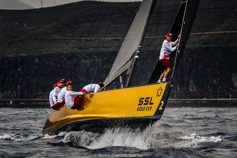 SSL Gold Cup Semi-Finals: SSL Team Great Britain photo copyright Martina Orsini / SSL Gold Cup taken at Real Federación Canaria de Vela and featuring the SSL47 class