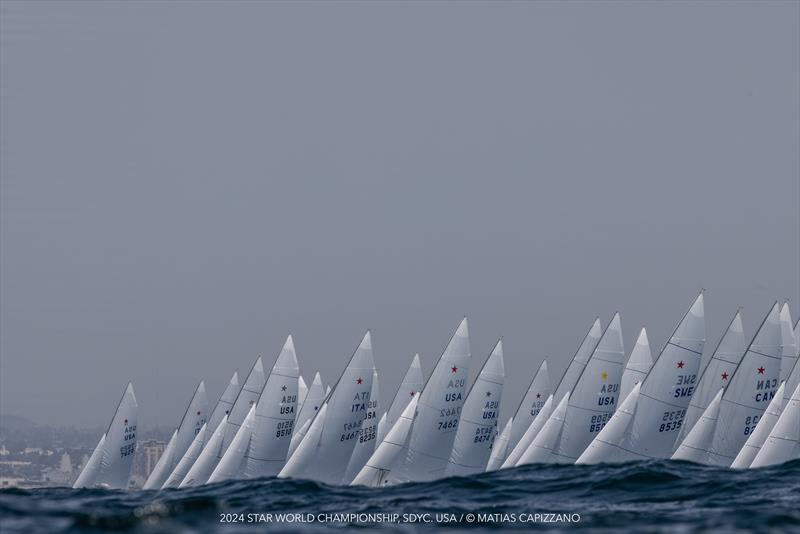 Star World Championship at San Diego Day 1 photo copyright Matias Capizzano taken at San Diego Yacht Club and featuring the Star class