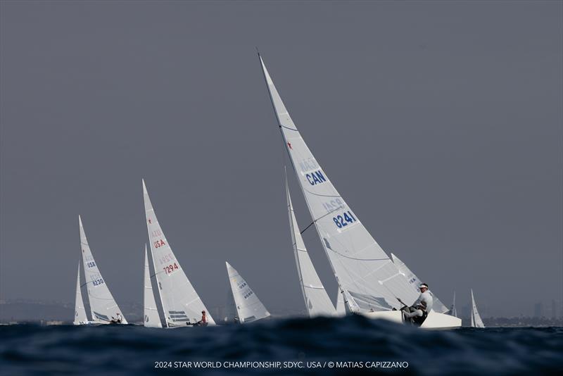 Star World Championship at San Diego Day 2 photo copyright Matias Capizzano taken at San Diego Yacht Club and featuring the Star class