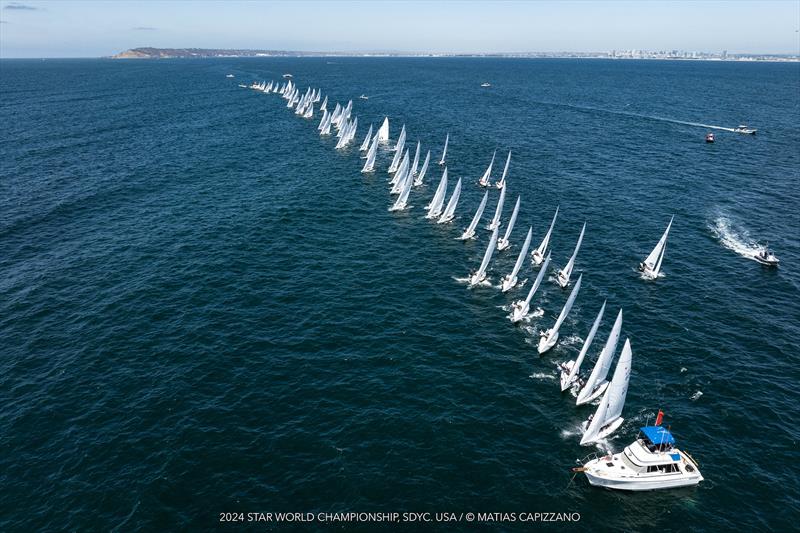 2024 Star World Championship photo copyright Matias Capizzano taken at San Diego Yacht Club and featuring the Star class