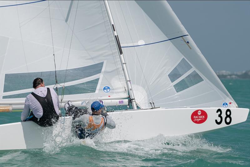 Will Stout/Danny Cayard nose out front for a hard-fought second-place finish - Bacardi Cup Invitational Regatta 2025 - photo © Marina Semenova