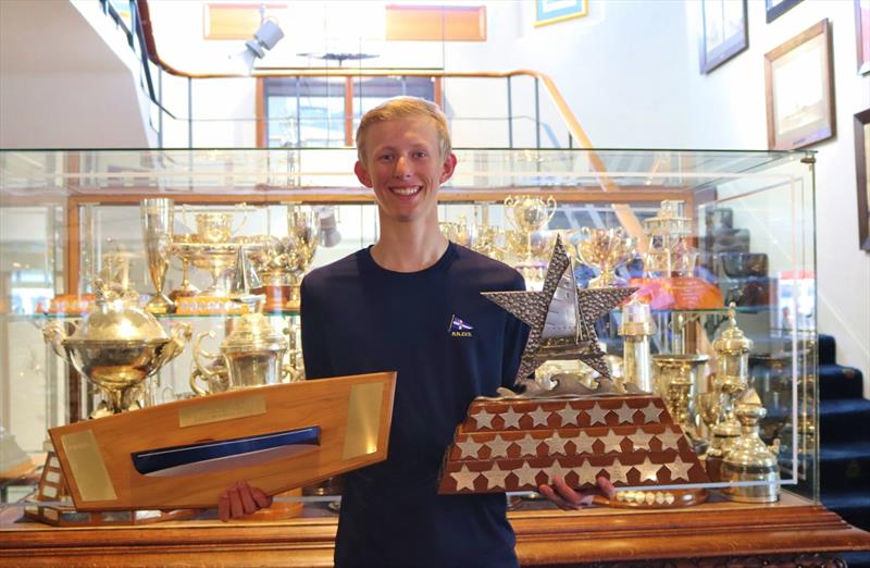 Sean Herbert is the first sailor to win the Starling National title three times photo copyright Andrew Delves taken at Royal New Zealand Yacht Squadron and featuring the Starling class