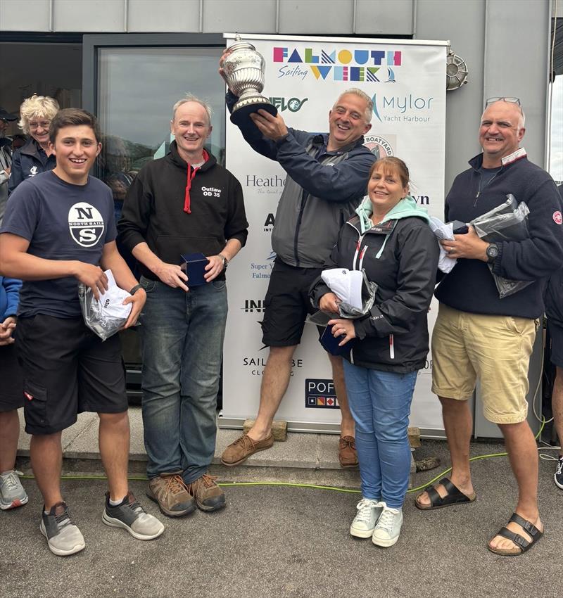 St Mawes One Design Overall class winners at Falmouth Sailing Week photo copyright Wouter Klinkenberg taken at Port of Falmouth Sailing Association and featuring the St Mawes One Design class