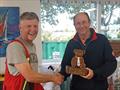 Martin Penty wins the Freddy Bear trophy at the Streaker End of Season Championships at Beaver Sailing Club © Neil Firth