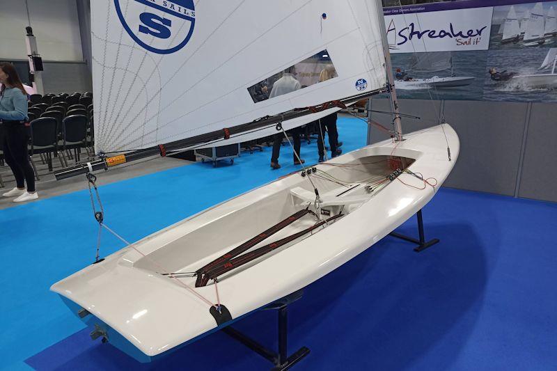 Inside the new Hartley Boats Streaker at the RYA Dinghy Show photo copyright Neil Firth taken at RYA Dinghy Show and featuring the Streaker class