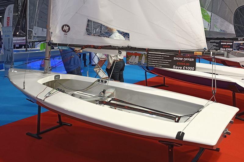 A new Hartley Boats Streaker on their stand at the RYA Dinghy Show photo copyright Neil Firth taken at RYA Dinghy Show and featuring the Streaker class