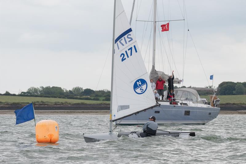 Tom Gillard leading after day 2 of the Noble Marine Streaker National Championship at Stone Sailing Club - photo © Paul Sanwell / OPP