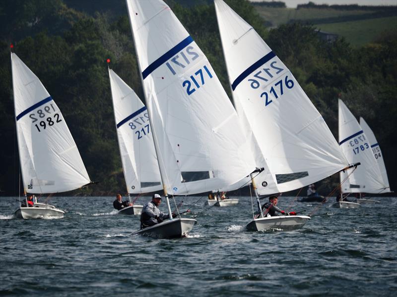 Tom Gillard leads Sam McKay - Hartley Boats Streaker Inlands at Carsington - photo © Theo Holmes