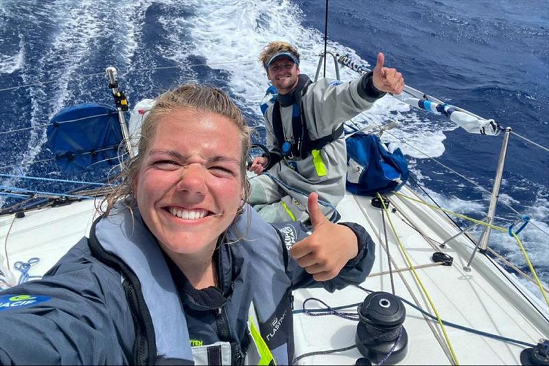 World Sailing Offshore Double Handed World Championship: Charlotte Yven and Loi¨s Berrehar - photo © Skipper-Macif